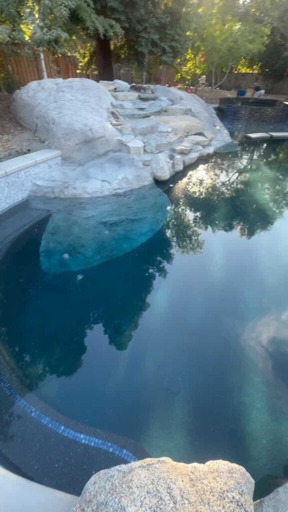 Fiberglass plunge pool compact design Sacramento